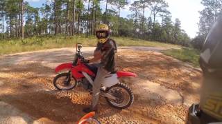 TOP SPEED ON BRAND NEW 2015 KTM 300 XC 86 MPH STOCK [upl. by Boelter]