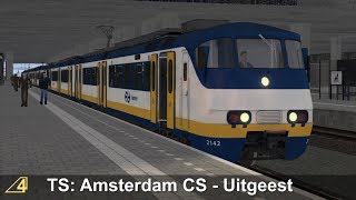 Train Simulator Amsterdam Centraal  Uitgeest with NS SGMm [upl. by Tanitansy]