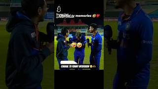 Chahal TV memory 🤣❤shortstrendingviralcricketcomedy [upl. by Herrod476]