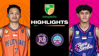 Highlight Pelita Jaya Jakarta vs RANS Simba Bogor  June 23 2024  IBL Tokopedia 2024 [upl. by Philander]