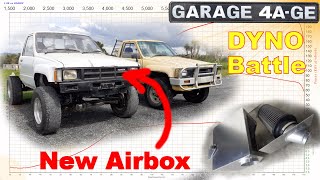 4AGE Hilux  Airbox testing amp stock Hilux comparison [upl. by Ophelia]