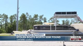 DEPUTIES Seeking suspect in 500K in boat thefts in Carteret Co [upl. by Ecinnahs346]