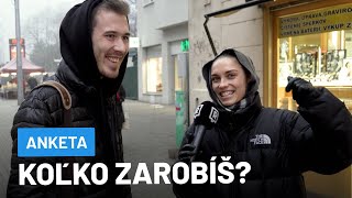 Koľko eur zarábajú Bratislavčania Z TOHO SA DÁ VYŽIŤ [upl. by Atinehc]