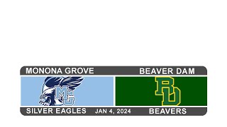 Monona Grove Boys Basketball vs Beaver Dam  Thursday January 4th 2023 [upl. by Pega]