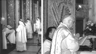 Private Tridentine Masses during the Second Vatican Council 1962 [upl. by Adnilym915]