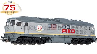 PIKO 59761 Diesellok BR 131 Jubiläum 75 Jahre  DC analog  Spur H0 [upl. by Corrine956]