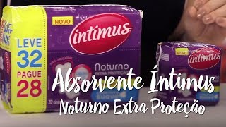 Absorvente Íntimus Noturno Extra Proteção  by Farmácias Pague Menos [upl. by Akehsat]