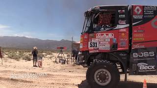 Dakar 2018 Departure of Renault Trucks K520 on stage 10 [upl. by Omle]