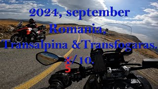 Romanian Tour 2024 in early september TransalpinaampTransfogaras 510 [upl. by Aicileb]