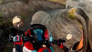 Kawasaki KLR 650 Off Road Uspallata Ruta 13 Mendoza [upl. by Karolina]