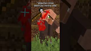 ALGO DESTRUIU MINHA VILA MINECRAFT [upl. by Inglis]