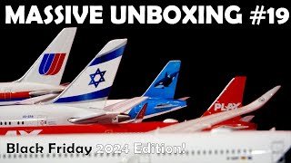 MASSIVE UNBOXING 19 Black Friday 2024 Edition AMAZING GeminiJets amp More [upl. by Ahsinrev905]