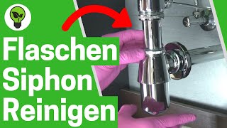 Flaschensiphon Reinigen Waschbecken ✅GENIALE ANLEITUNG Wie Design Abfluss Öffnen wenn Verstopft [upl. by Stratton]