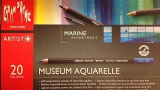 Caran dAche Museum Aquarelle Pencil Set [upl. by Anilam37]