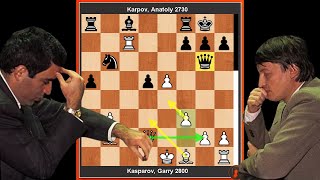 Garry Kasparov vs Anatoly Karpov  World Championship Match 1990 [upl. by Windzer]