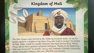 Kingdom of Mali Read along practice Listening strand IB curriculum Unit integration [upl. by Rafael]