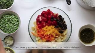 Bowtie Pasta Salad Recipe [upl. by Eelram]