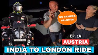 S02 EP14 This happened when we reached Austria on our Motorcycle  India to London on Motorcycle [upl. by Dijam]