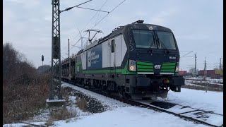 ELOC  WLC 193 2367 mit leerem BLG  Autozug in Bremerhaven  Speckenbüttel [upl. by Figge]