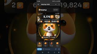 BABY DOGE PAWS AIRDROP  HOW TO MINE BABY DOGE ON TELEGRAM BabyDoge [upl. by Atsylak]