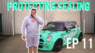 HOW TO POLISH A WRAPPED CAR EP11  Project Skräper [upl. by Burty]