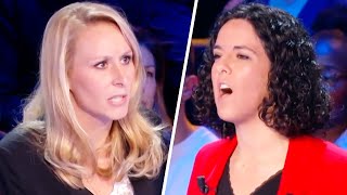 Marion Maréchal et Manon Aubry sécharpent sur le conflit au ProcheOrient [upl. by Ardnosak]