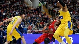 Cska Moscow vs Maccabi Tel Aviv 7693 Euroleague 201819 Highlights [upl. by Ihcekn]