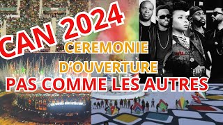 Côte divoire CAN 2024 cérémonie douverture [upl. by Selima515]