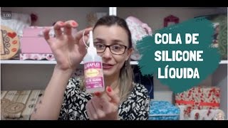 Vídeo 3  Cola de silicone líquida  Dicas de minutos dos artesanato da Gica [upl. by Trauner]