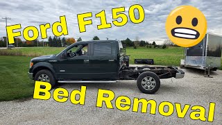 Ford F150 Bed Removal Easy ford fordtrucks f150 truckbed [upl. by Euqinimod973]