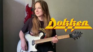 Dokken  The Hunter Guitar Playthrough [upl. by Odella301]