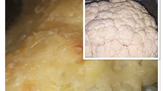 RECETTE DE GRATIN DE CHOUX FLEUR  Oum Addam F [upl. by Eisoj]