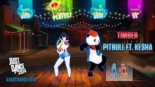 Pitbull ft Keha  Timber  Just Dance 2014  DLC Gameplay [upl. by Naliorf]