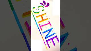 Word art words craft drawing art shorts short WordArt ArtTutorial Crafting Drawing Hand [upl. by Melany375]