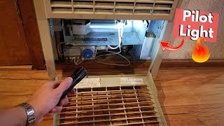 How to Light the Pilot on Your Wall Furnace [upl. by Hgeilyak493]