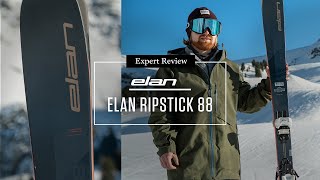 Elan Ripstick 88 Skis  Mens Expert Review 2022 [upl. by Etnahsal969]