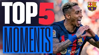 RAPHINHA PICKS HIS TOP 5 LA LIGA MOMENTS 🏆 [upl. by Riay]