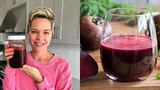 How to Make Beet Juice in a Juicer  DETOX RECIPE [upl. by Notnyw851]