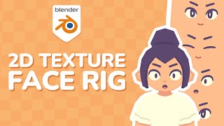 Animating Faces with a 2D Texture in Blender [upl. by Veneaux]