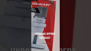 unboxing HyperX solocast el micrófono económico de hyperX tech gadget stream pc gaming [upl. by Darwen]