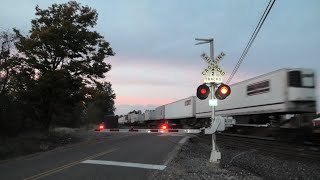 Stroup Rd Railroad Crossing  Atwater OH  101324 [upl. by Resay]