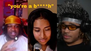 PLAQUEBOYMAX REACTS TO KANI AND TAE2SMOOTH BEEF [upl. by Melena67]