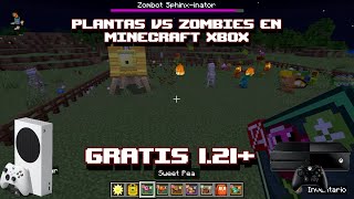 COMO INSTALAR EL MOD DE PLANTAS VS ZOMBIES PARA MINECRAFT XBOX [upl. by Suoiluj]