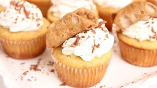 Cannoli Cupcakes Recipe  Laura Vitale  Laura in the Kitchen Episode 700 [upl. by Terriss]