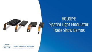 Spatial Light Modulators Trade Show Demos [upl. by Ynafetse150]