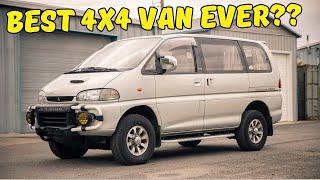 THIS Mitsubishi 4x4 Turbo Diesel Van Can Go ANYWHERE  A 1995 Delica Space Gear Review and POV Drive [upl. by Eiramyllek782]