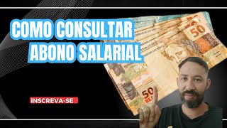 COMO CONSULTAR ABONO SALARIAL [upl. by Ver]