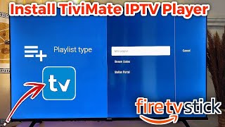 How to Install TiviMate on Firestick [upl. by Arihat136]