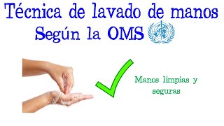 quotLavado de Manos Quirúrgico 3 pasos quot Por arrastre  Técnica universal [upl. by Annoynek]