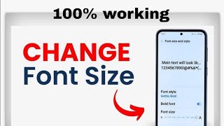 How to customize Android Device font size 2025  Hriant360 [upl. by Llertnek]